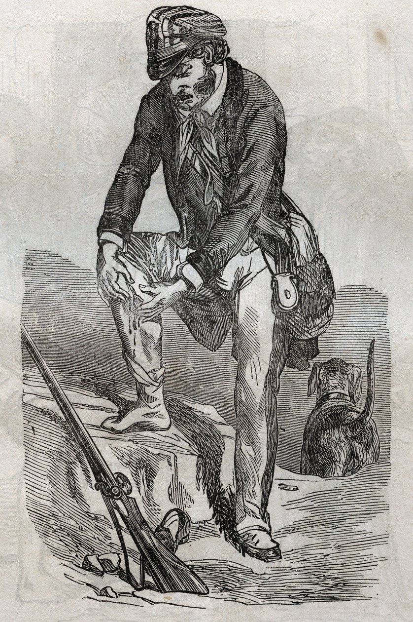 Öfke - öfkeli bir hayvan tarafından yapılan ısırıkların tedavisi - yarasını bastırmak acıtıyor - “La Sante Universelle - Aileler için Tıp Rehberi” 1852