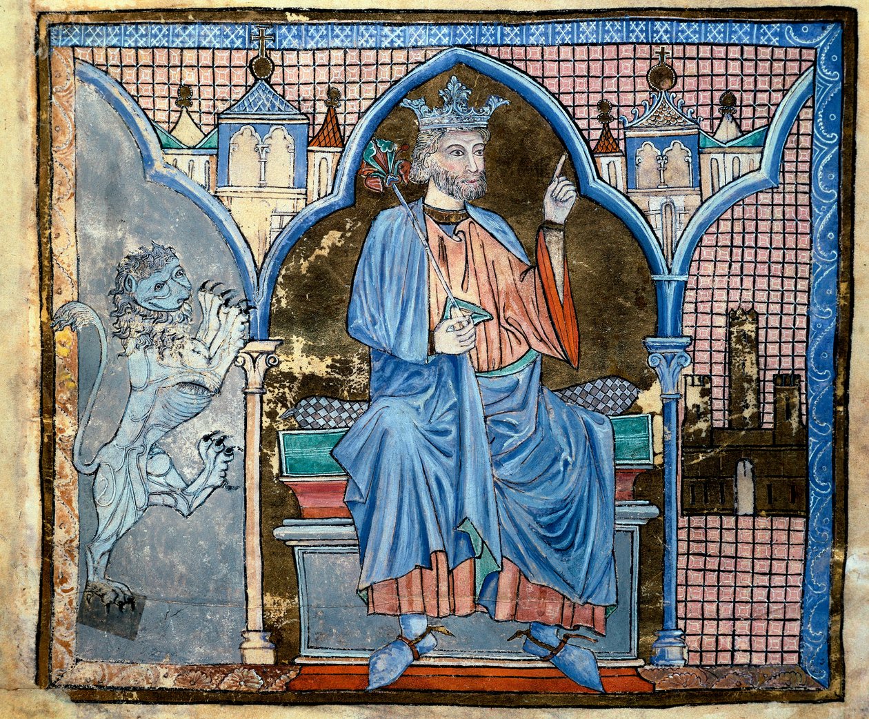 Kastilya Kralı III. 66 v. 13. yüzyıl Santiago de Compostela (Santiago de Compostela) (Santiago de Compostela), arşivi by Unknown artist
