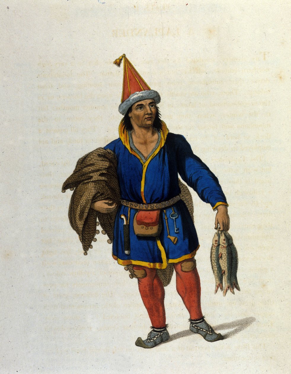 Balıkçılıktan dönen yerli bir Sami
