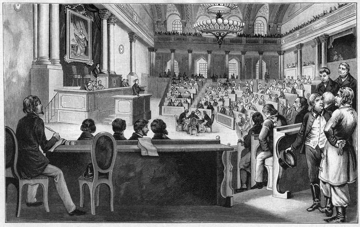 1848 Viyana Devrimi - İlk Avusturya Kurucu Meclisinin (Reichs Versammlung) Temmuz 1848