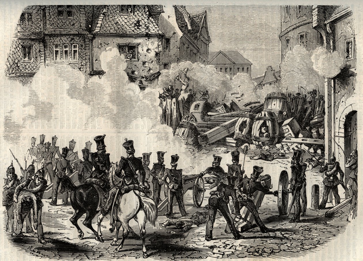 Devrimler 1848 - 1849, Almanya, Frankfurt - Birlikler 18 Eylül