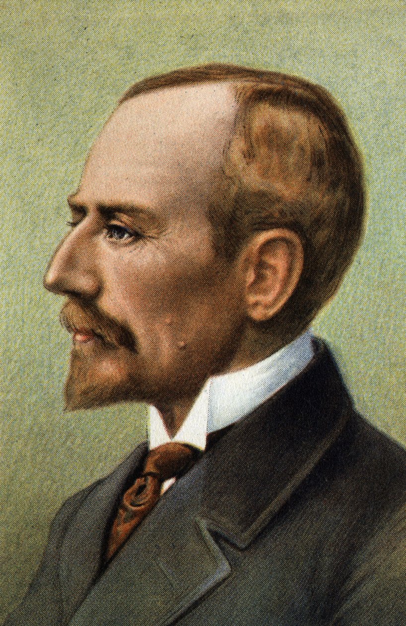 Roald Amundsen, Norveçli kaşif. by Unknown Artist