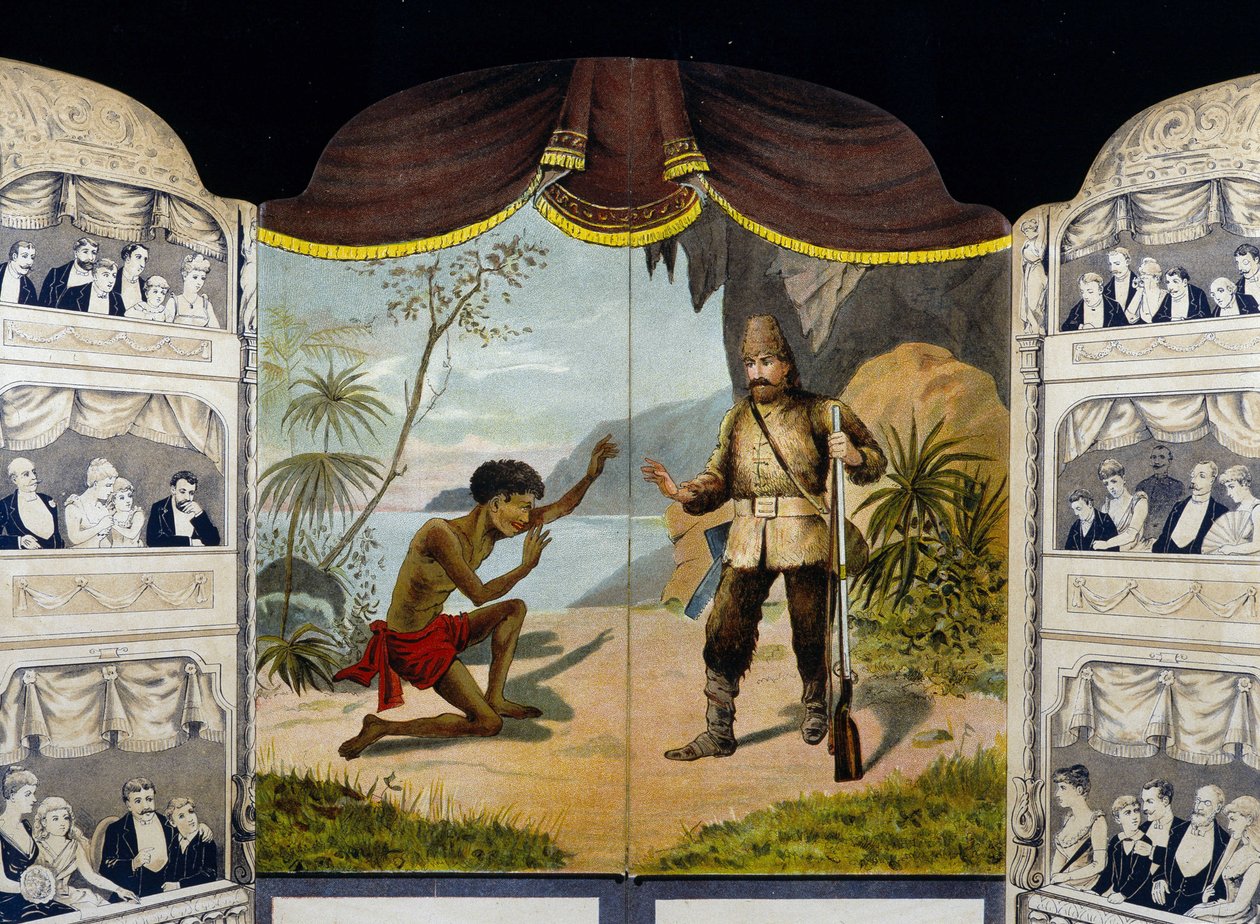 Robinson Crusoe Cuma günü buluşuyor by Unknown artist