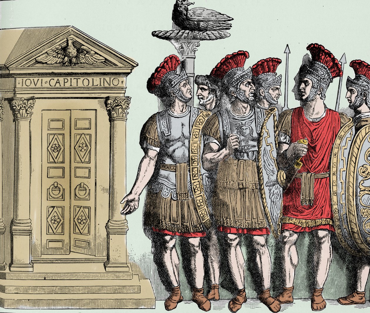 Roma İmparatorluğu: Praetorianlar - Roma Antik Çağı; Praetorian Muhafızları by Unknown artist