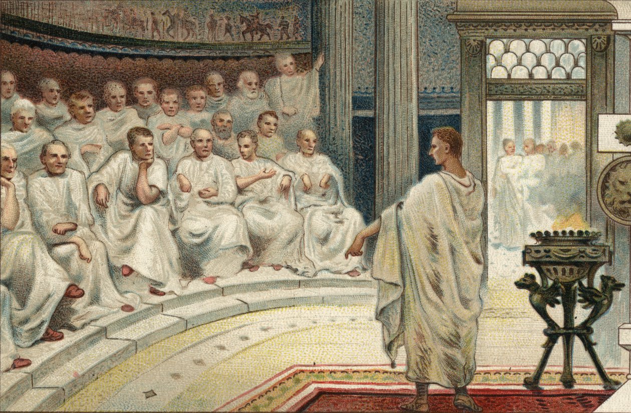 Roma siyasi sistemi: Senato by Unknown artist