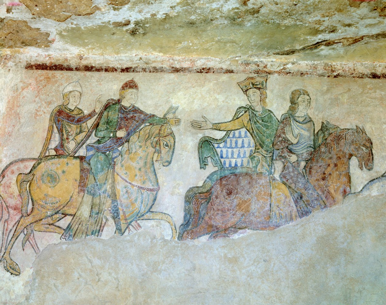 Kortej başında Kral Henry'den (II. ) (muhtemelen 1173'te hapse atıldı. by Unknown artist