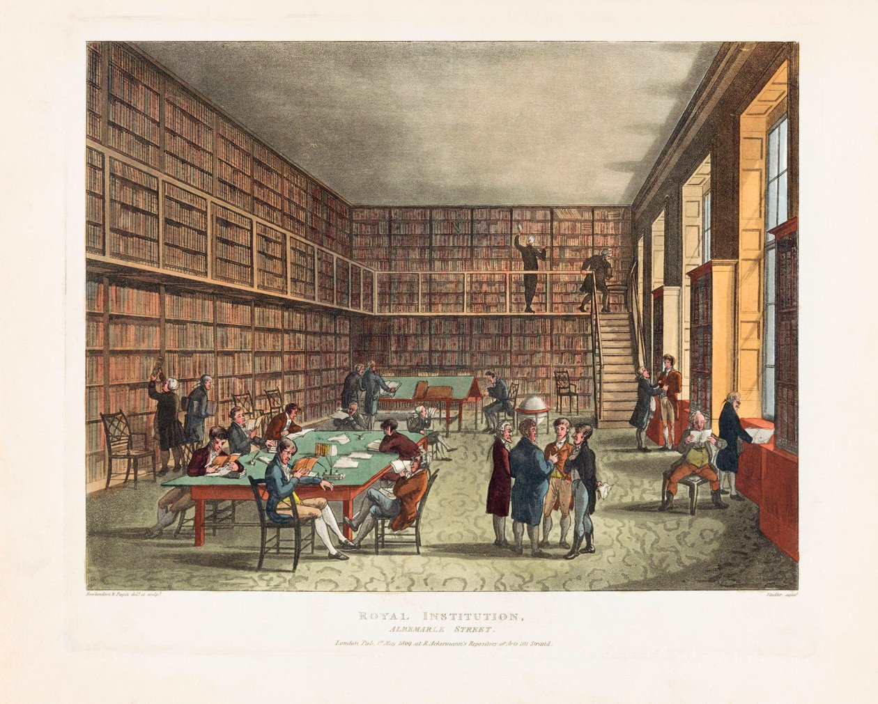 Kraliyet Kurumu Kütüphanesi by Unknown artist
