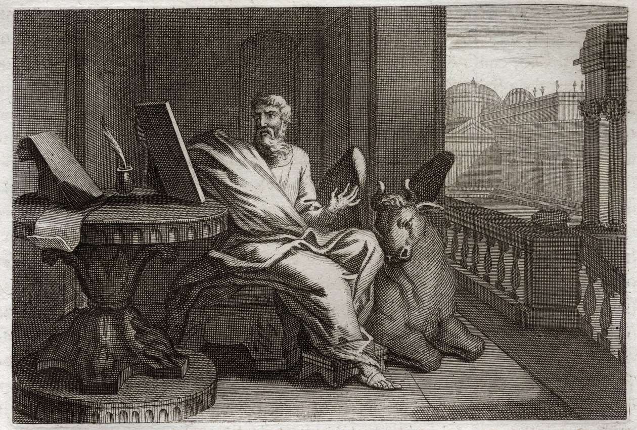 Royaumont İncil, Yeni Ahit: Boğa ile evangelist Saint Luke. 1811