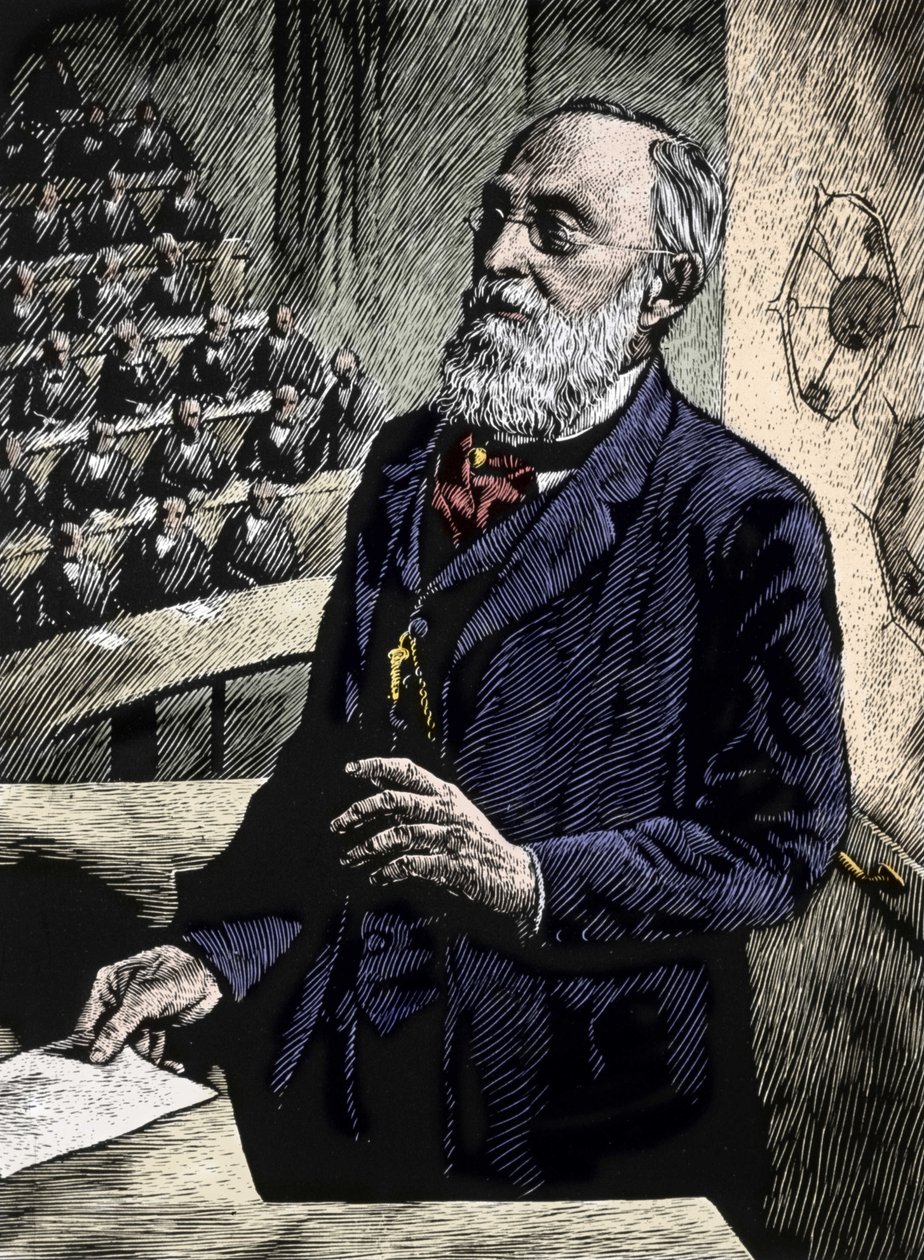 Rudolf Virchow (Virchow) (1821-1902), Alman doktor ve politikacı. by Unknown artist