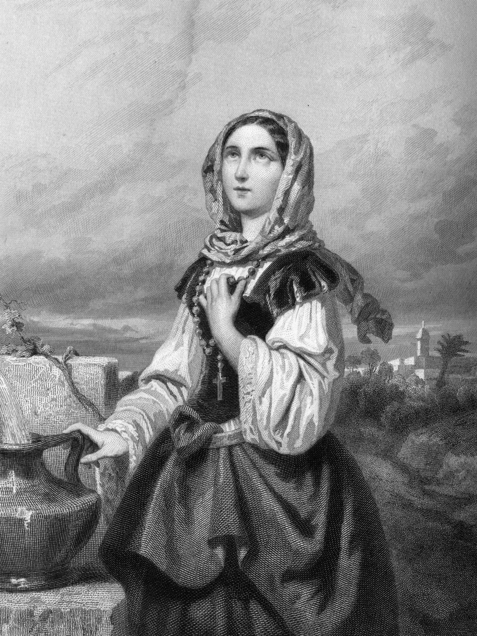 LIMA Başak Aziz Gülü (1586-1617) “Kutsal Kadınlar””.1852 by Unknown artist