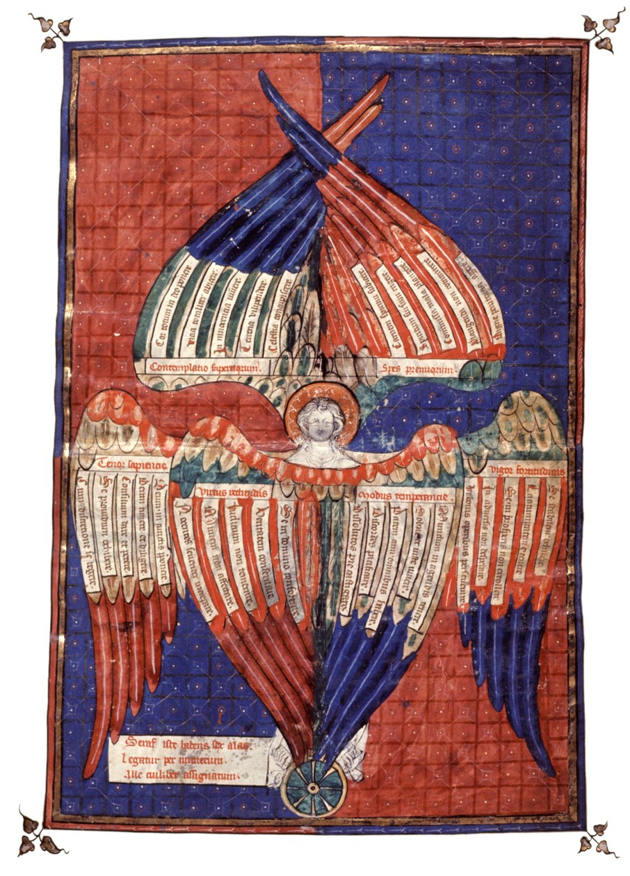 Kutsal figürler. 14. yüzyıl (minyatür) by Unknown artist
