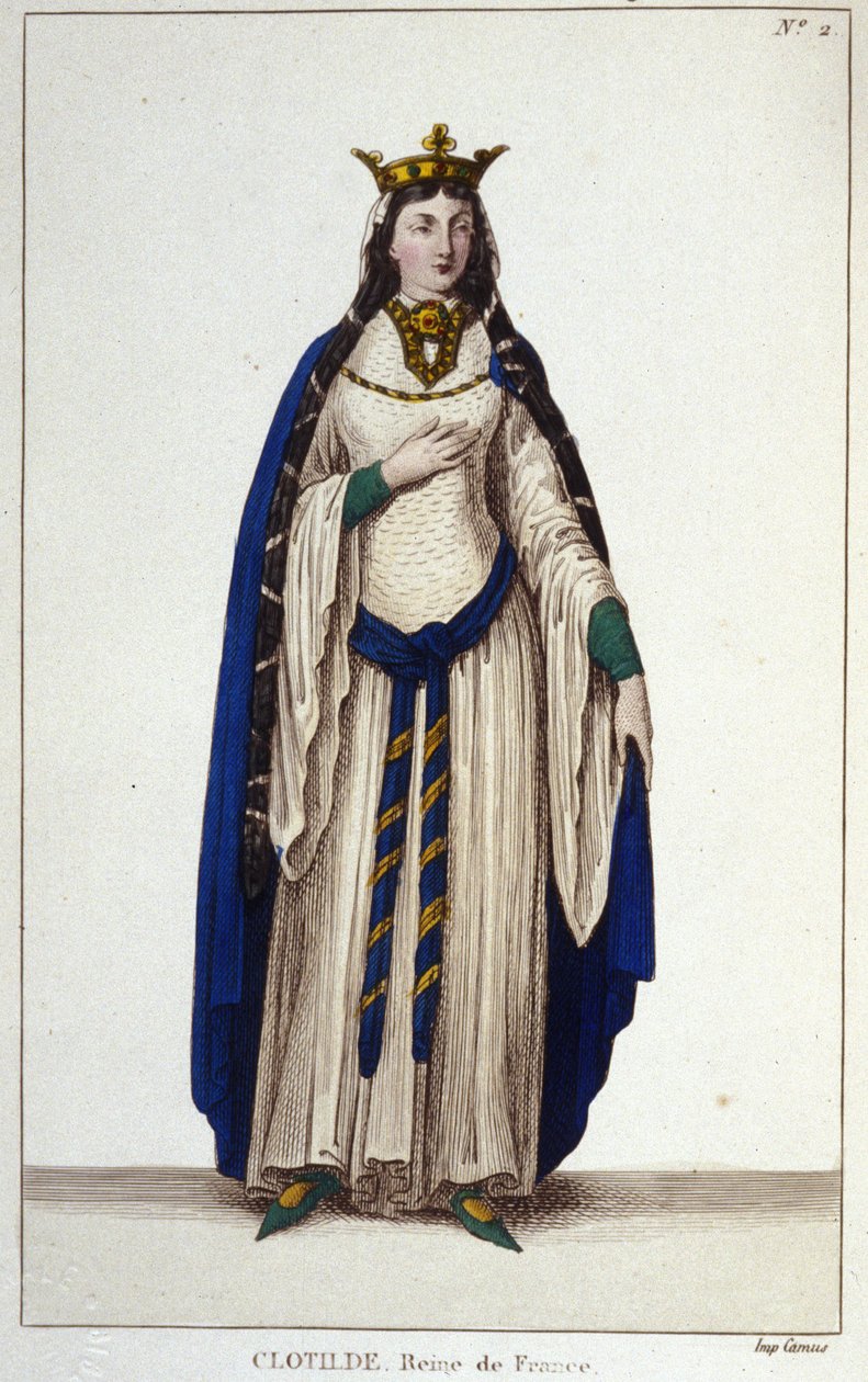 Saint Clotilde, Frank Kraliçesi (v. 475-545), Clovis 1st