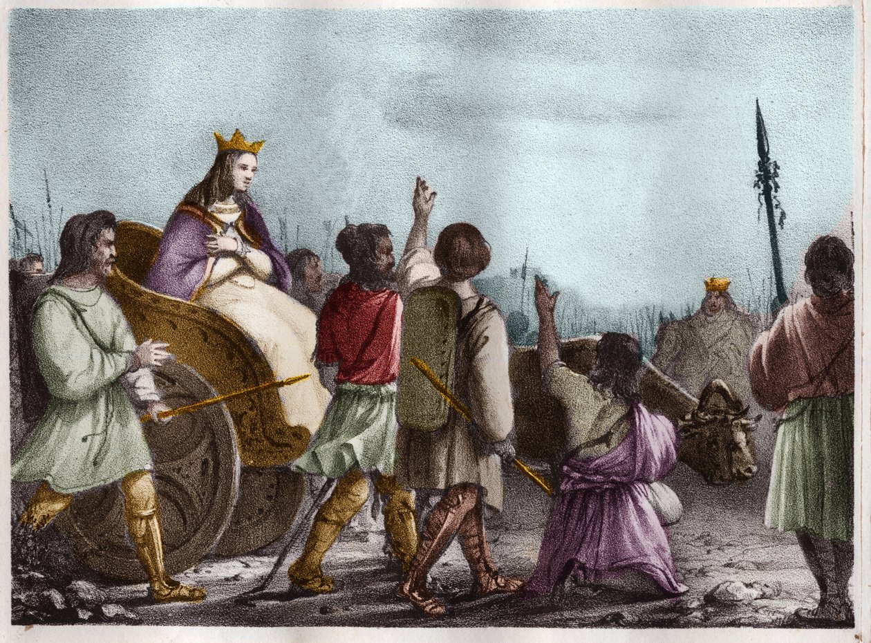 Saint Clotilde, Frank Kraliçesi (v. 475-545), Clovis 1st