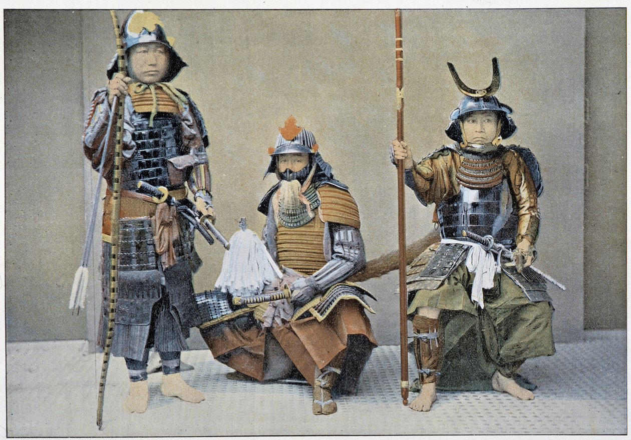Samuray Grubu, 19. yüzyılın sonlarında by Unknown artist