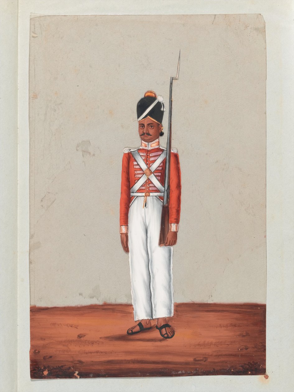 Sepoy, Madras Ordusu by Unknown artist