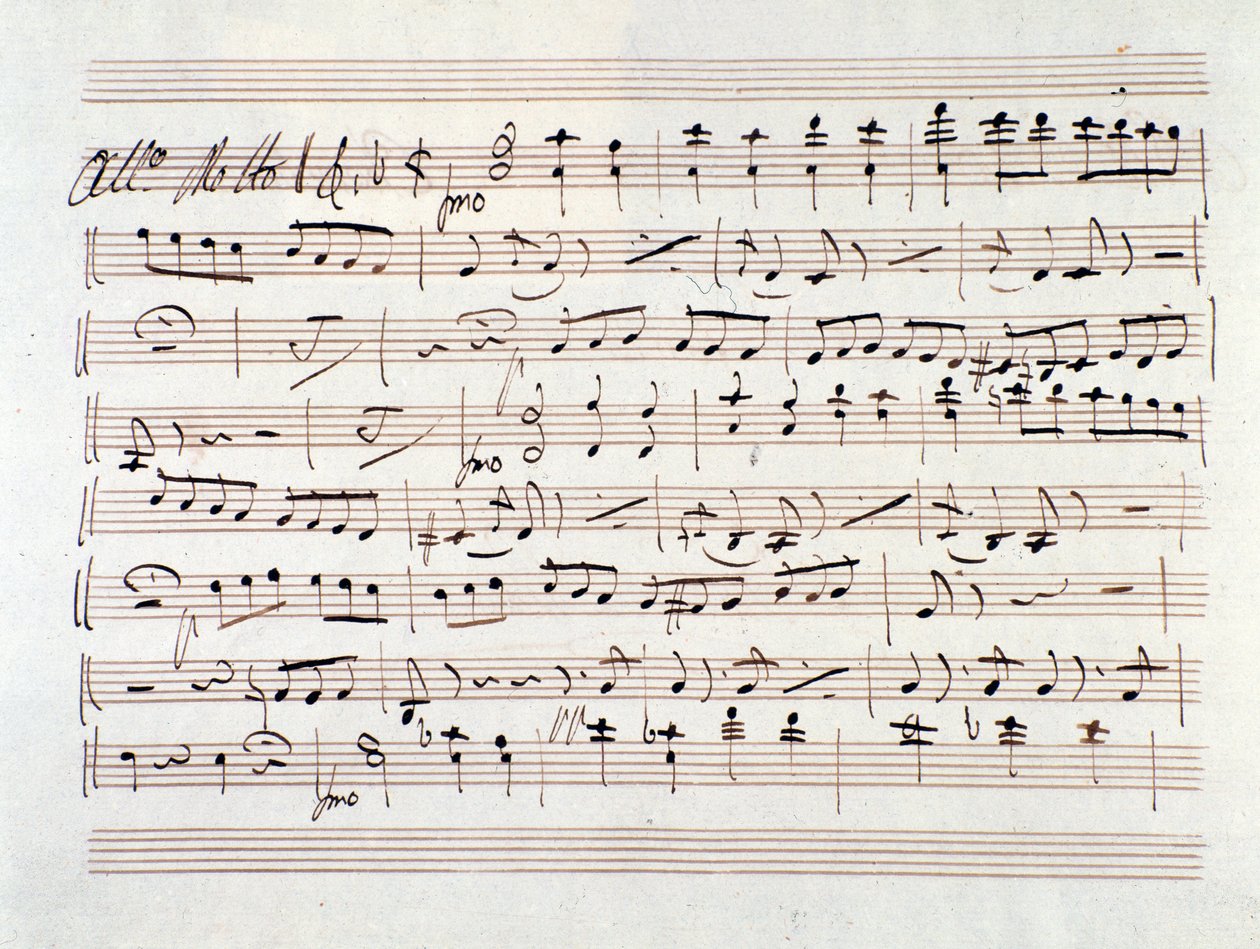 Ali Baba için notalar, Luigi Cherubini