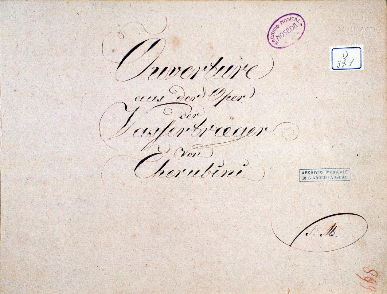 İki gün (uvertür), opera Luigi Cherubini