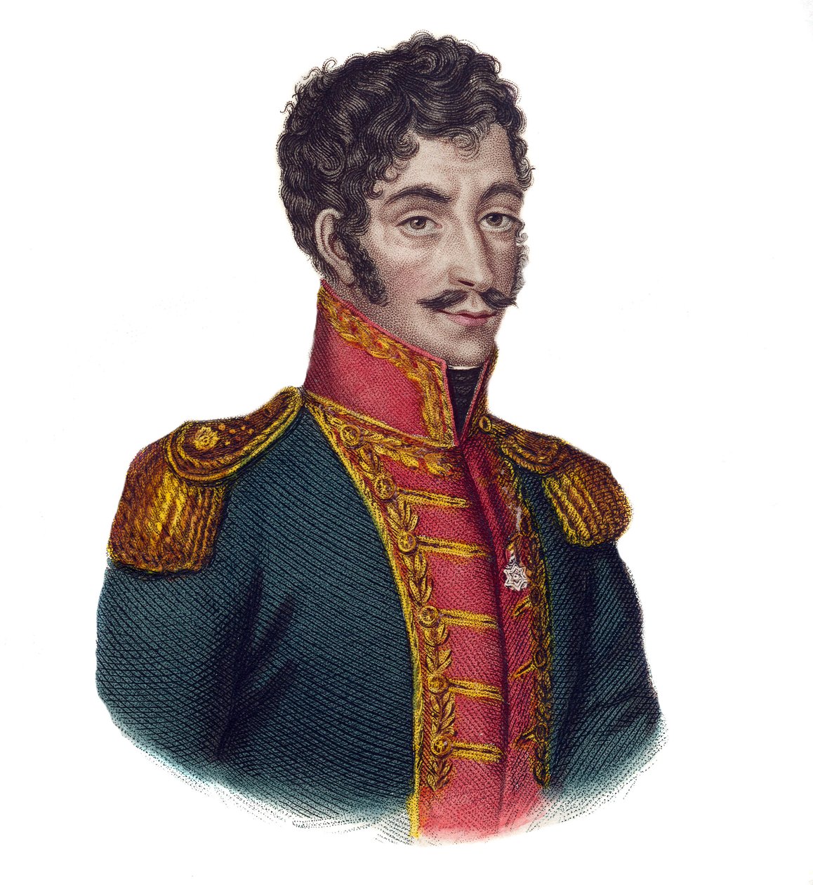 Libertador olarak bilinen Simon Bolivar (1783-1830), by Unknown artist