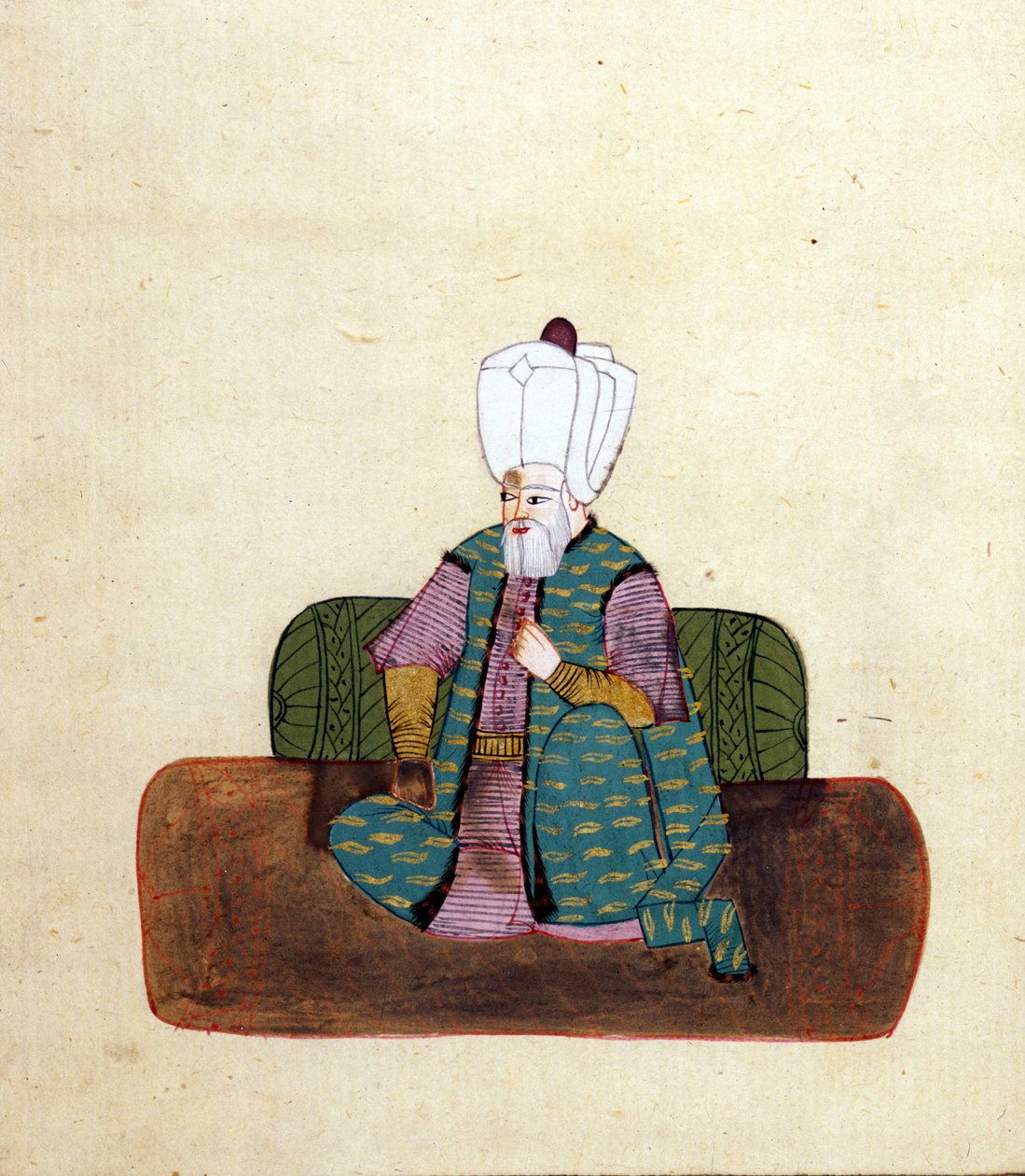 Kanuni Sultan Süleyman (1494 veya 95-1566), Osmanlı padişahı 1520 - Correr Müzesi, Venedik by Unknown artist