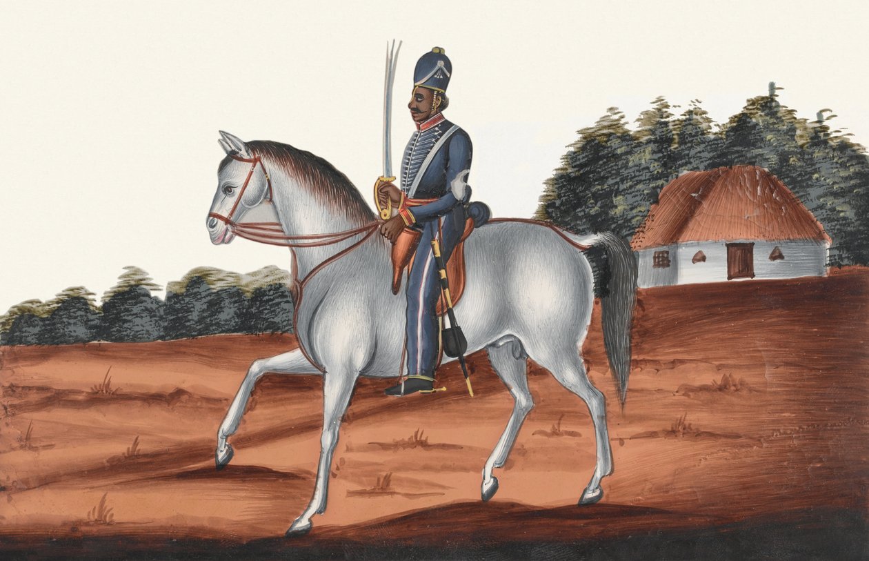 Sowar, Madras Süvari, 1835 dolaylarında by Unknown