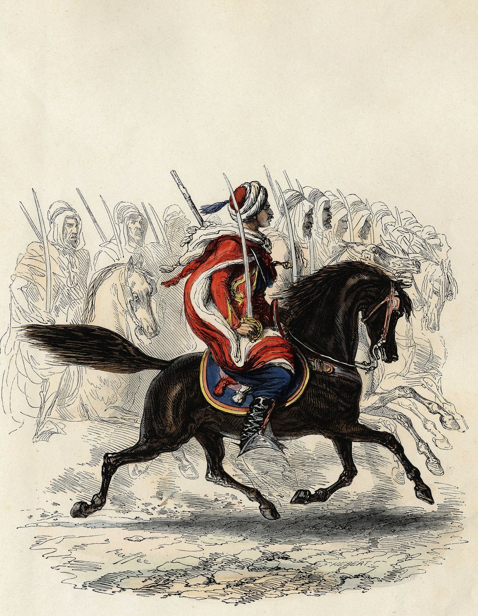 Spahiler (Fransız ordusunun Hint süvari birlikleri), 1834