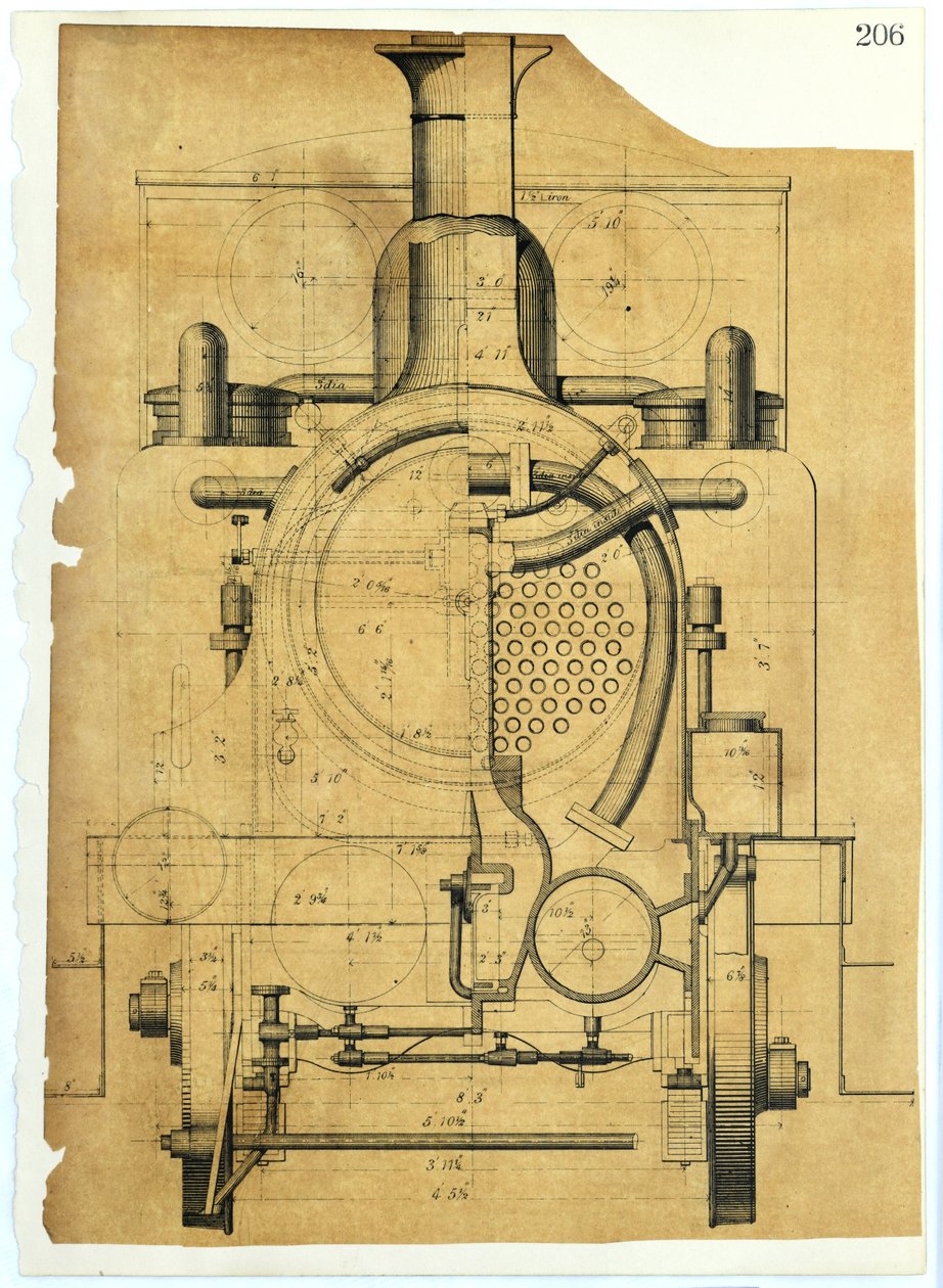 Buharlı lokomotif by Unknown artist
