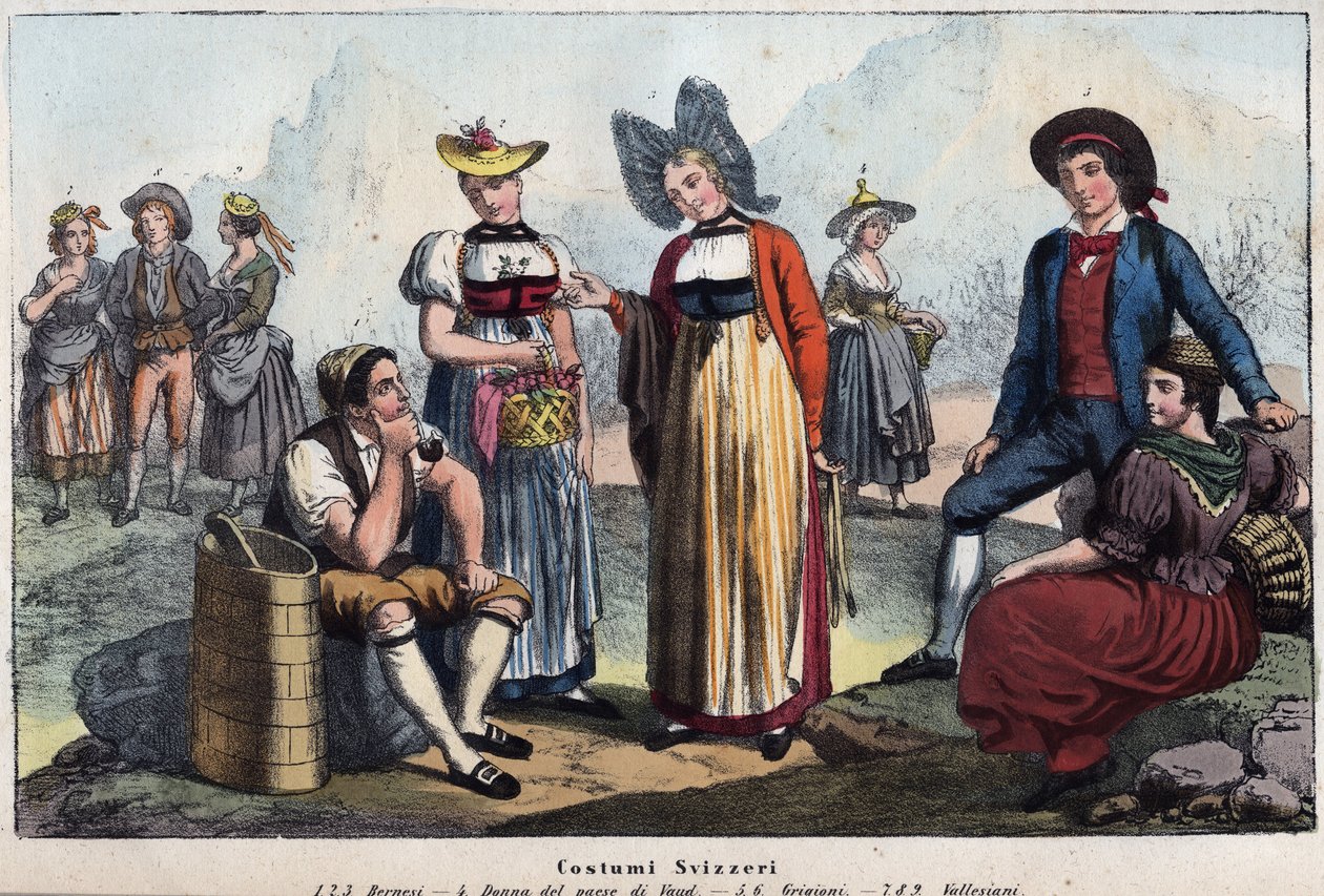 İsviçre kostümleri by Unknown artist