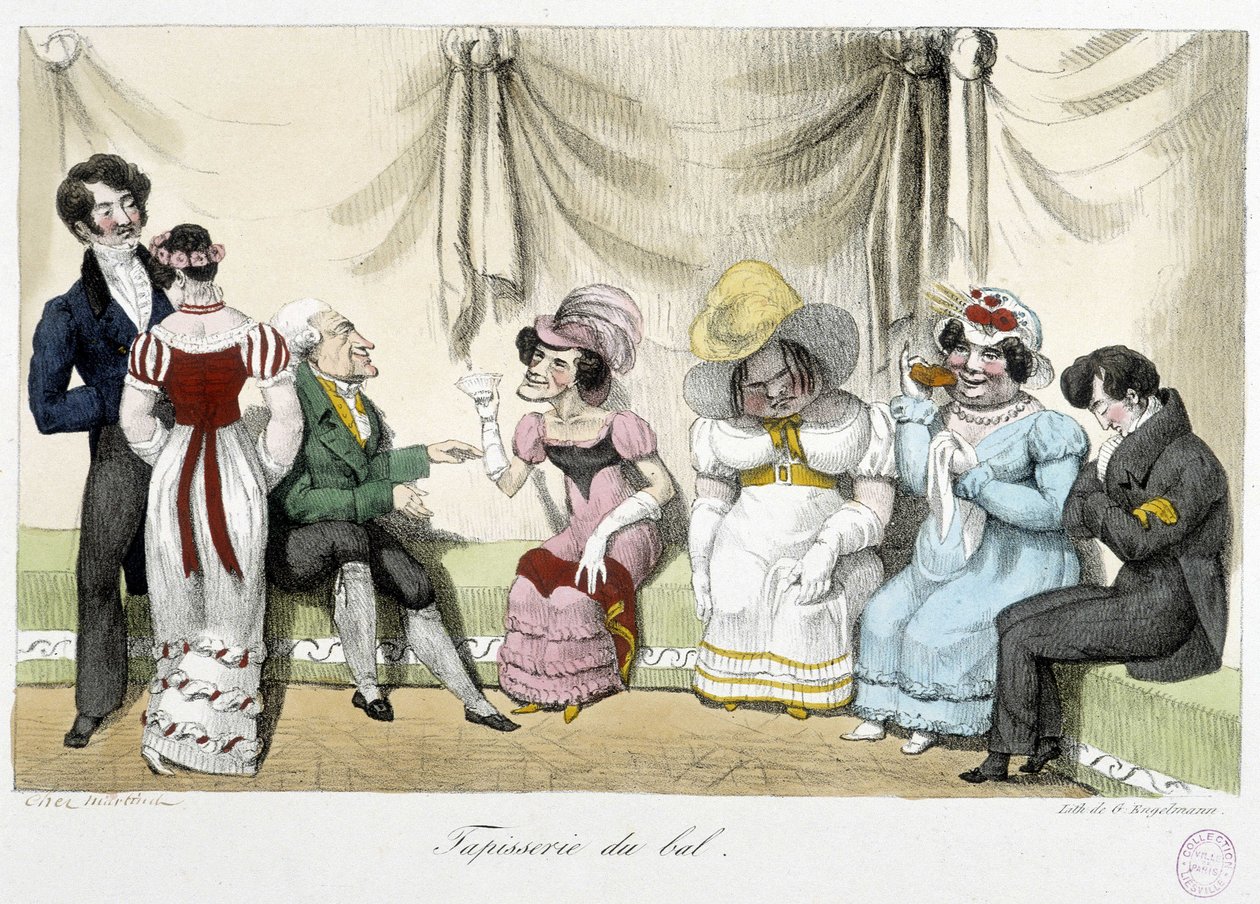 Goblen du bal - n.d., 19. yüzyılın başları, Carnavalet by Unknown artist