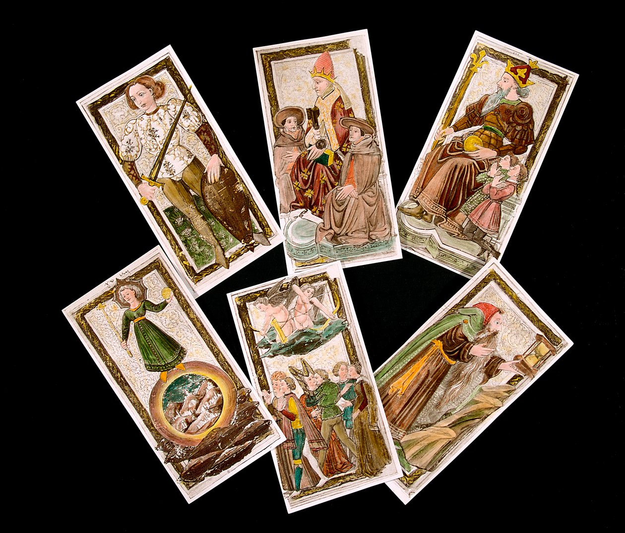 15. yüzyıldan tarot kartları. by Unknown artist