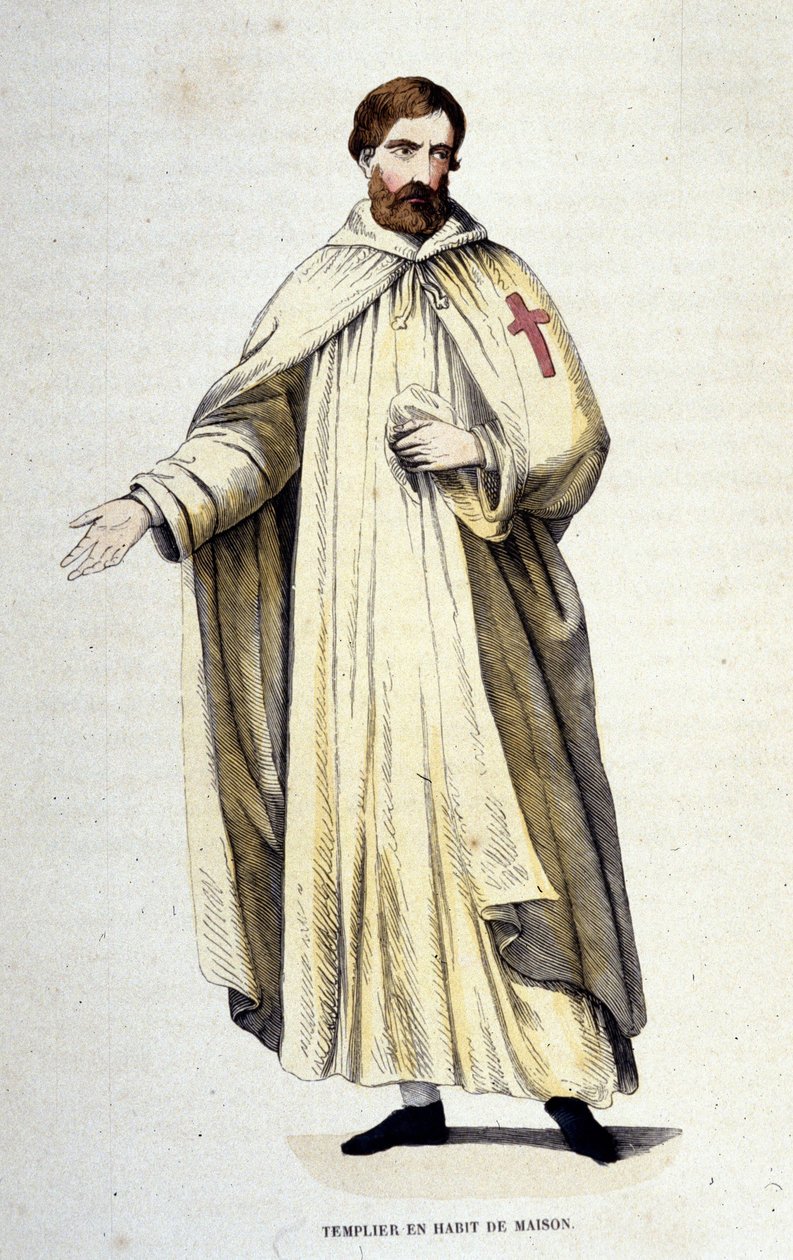 19. yüzyıl oyma ev elbisesi Templar by Unknown artist
