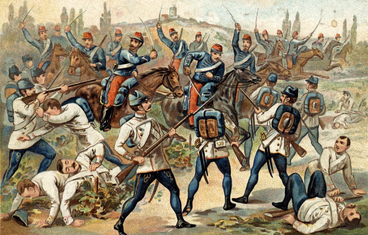 Solferino Savaşı (24 Haziran) by Unknown artist