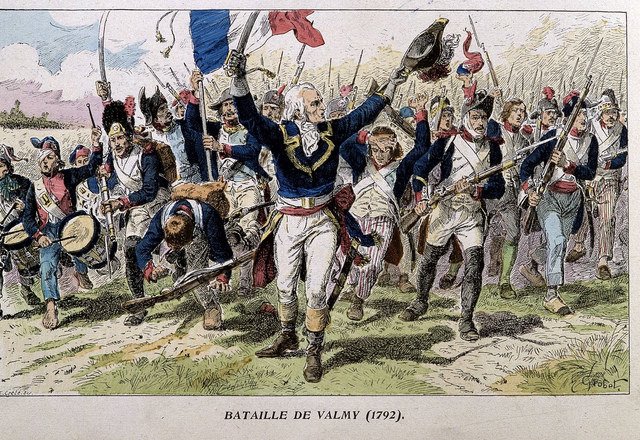 Valmy Savaşı (1792) - gravür, 19. yüzyıl sonu by Unknown artist