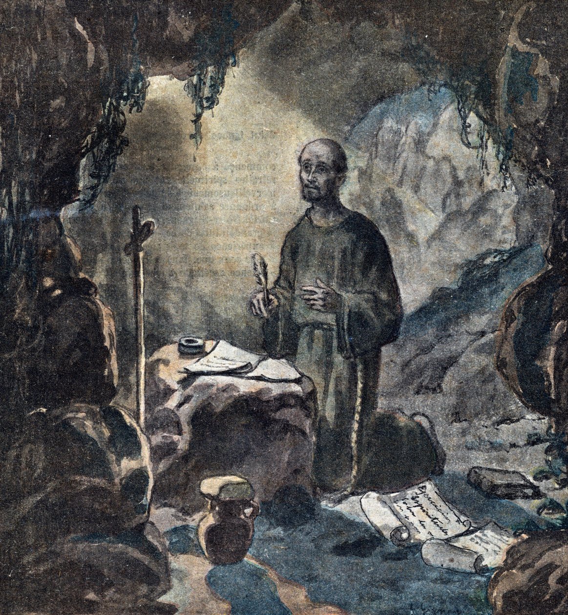 The Conversion of Saint Ignatius of Loyola (1491-1556) in 1521 (Aziz Ignatius of Loyola
