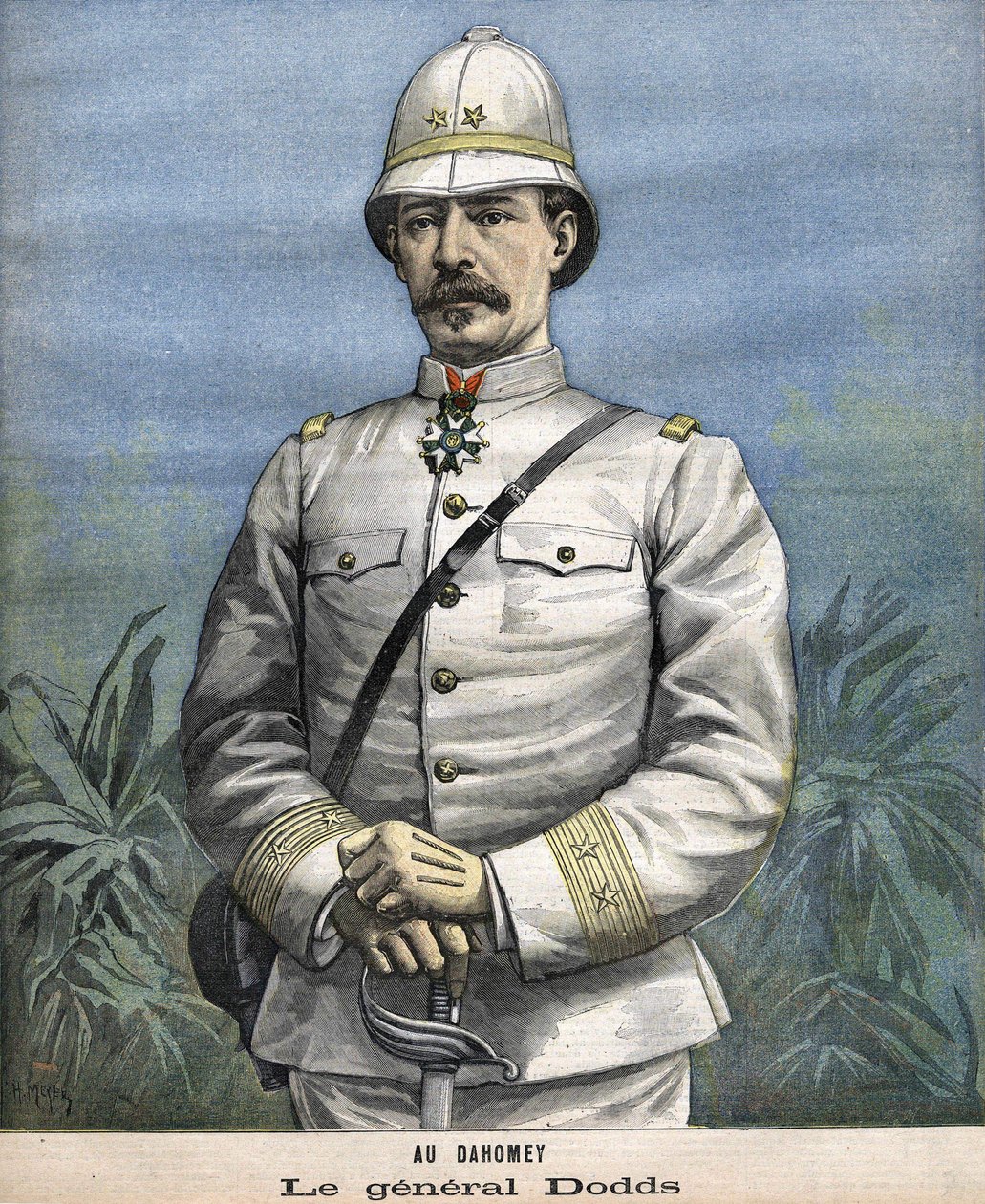 Fransız General Alfred Amédée Dodds (1842-1922) 1892
