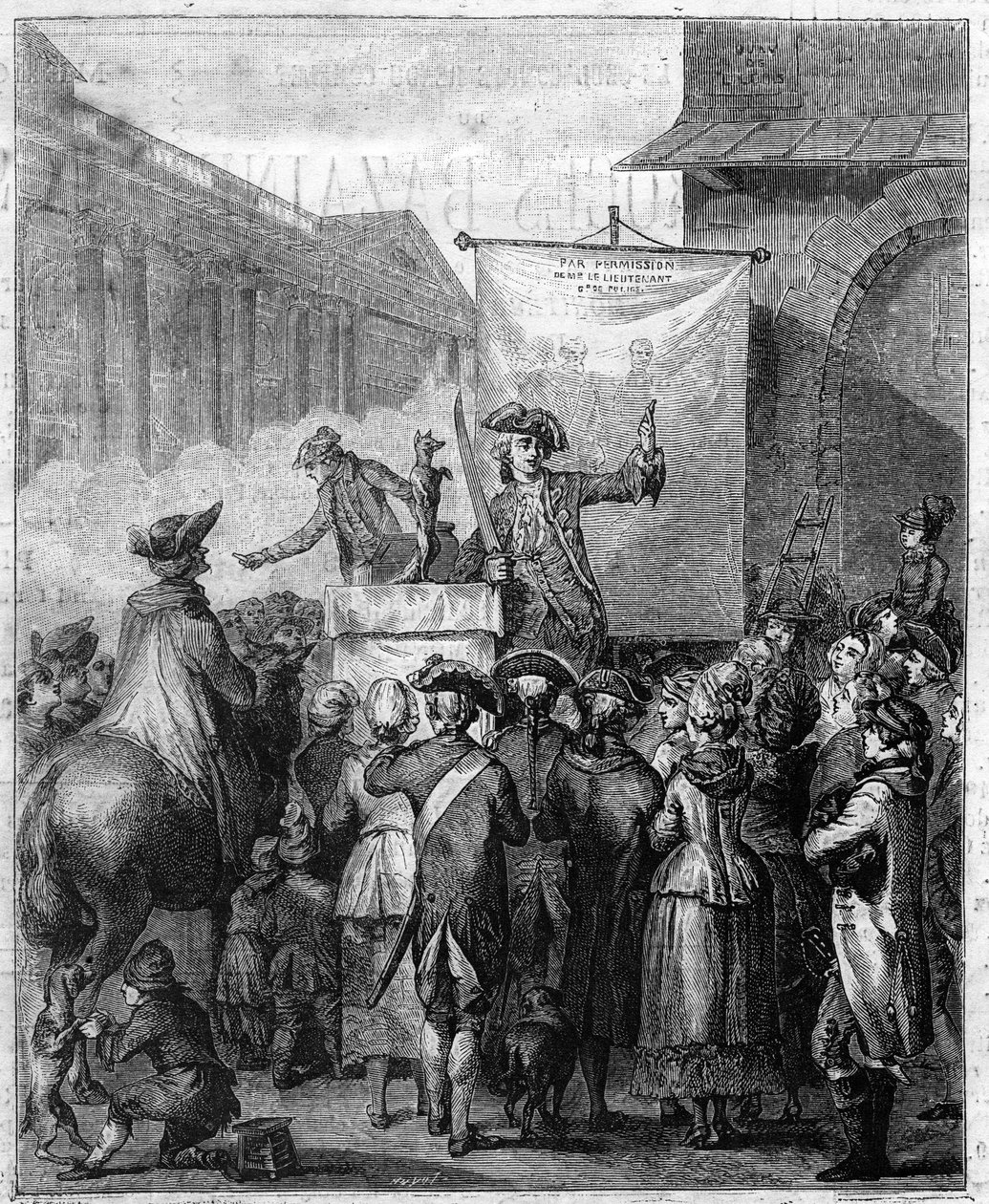 18. yüzyılda Fransız şarlatan. Paul Lacroix