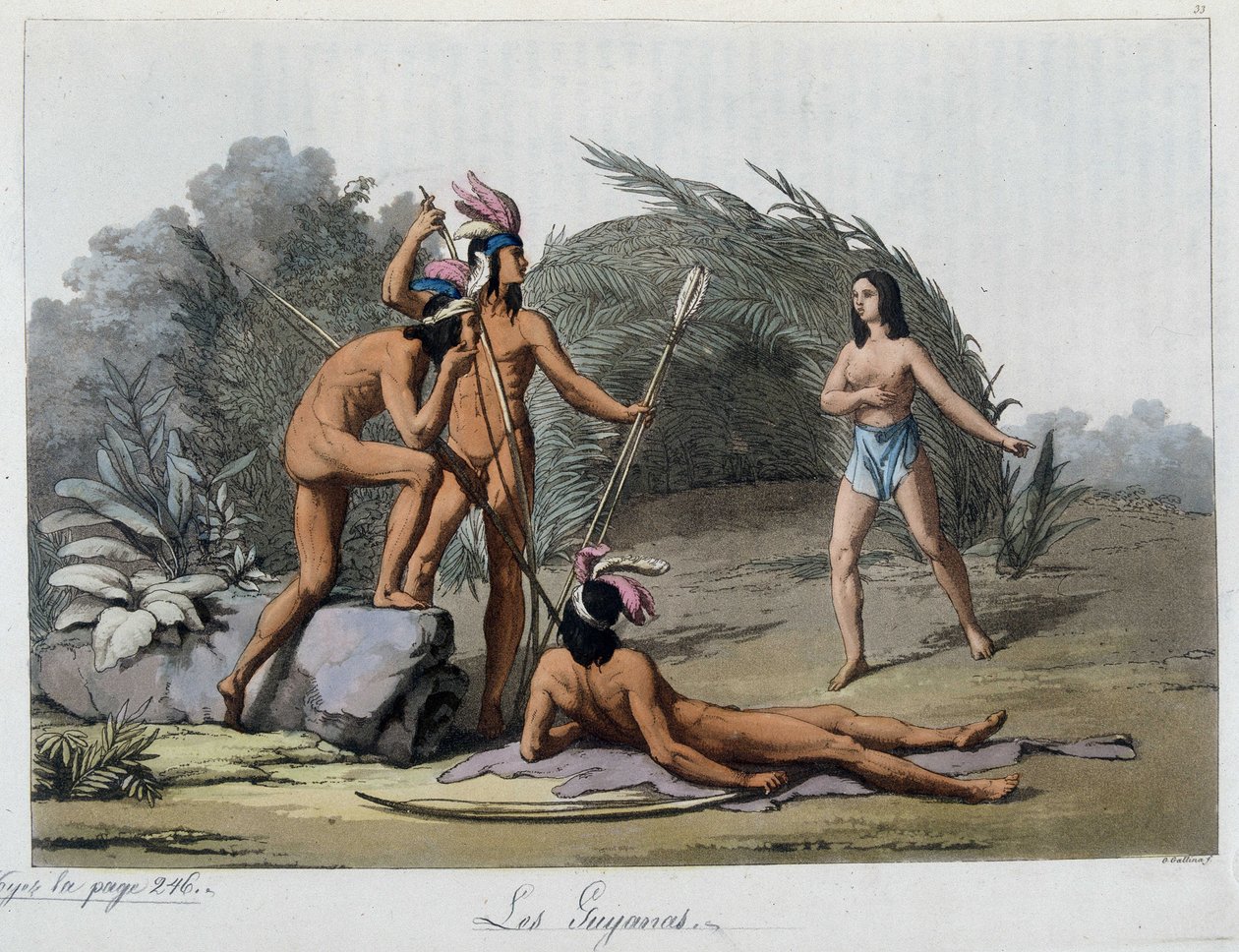 Guijanas, Paraguay Kızılderilileri. “” Eski ve modern kostüm” de by Unknown artist