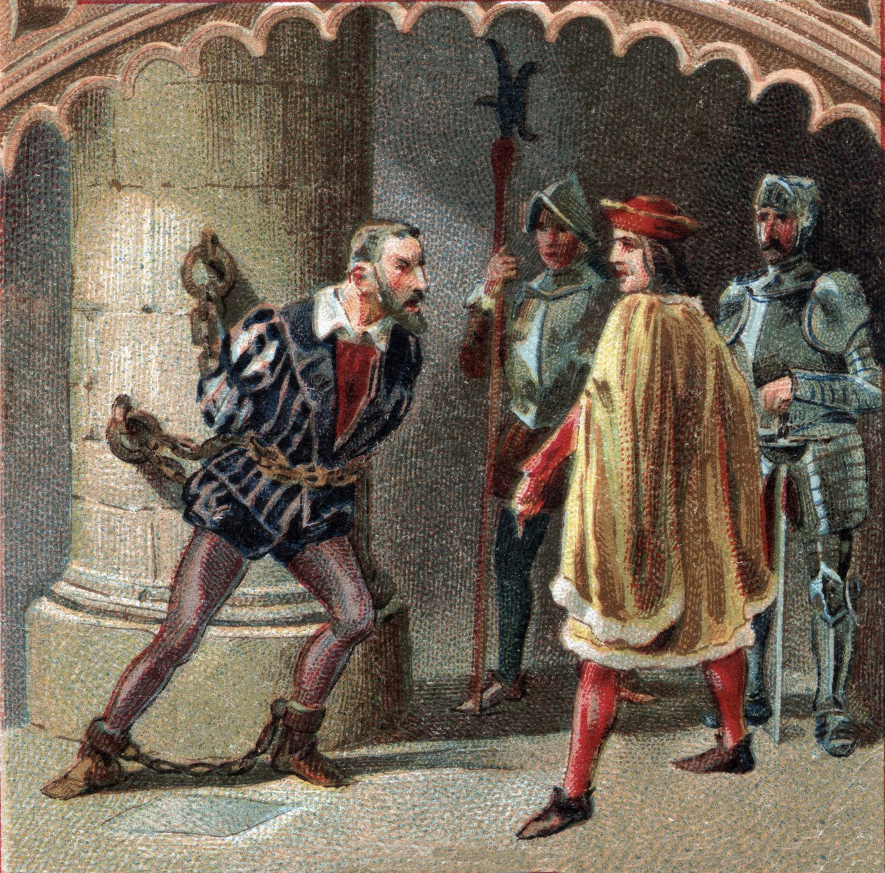 Fransa Kralı XII. Louis, More (Ludovico Maria Sforza detto il Moro) (1452-1508) olarak bilinen Ludovic Marie Sforza