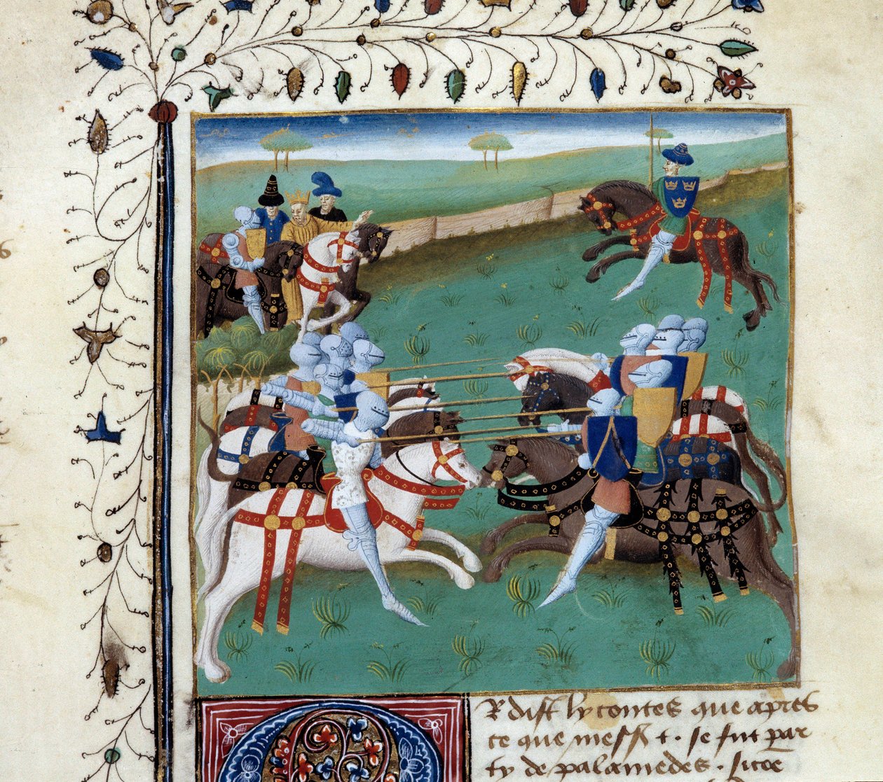 Yuvarlak Masa Şövalyeleri, bir şövalye turnuvasına katılıyor. Master Charles of Maine