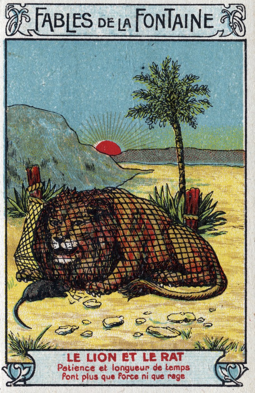 Aslan ve Fare - Jean de La Fontaine