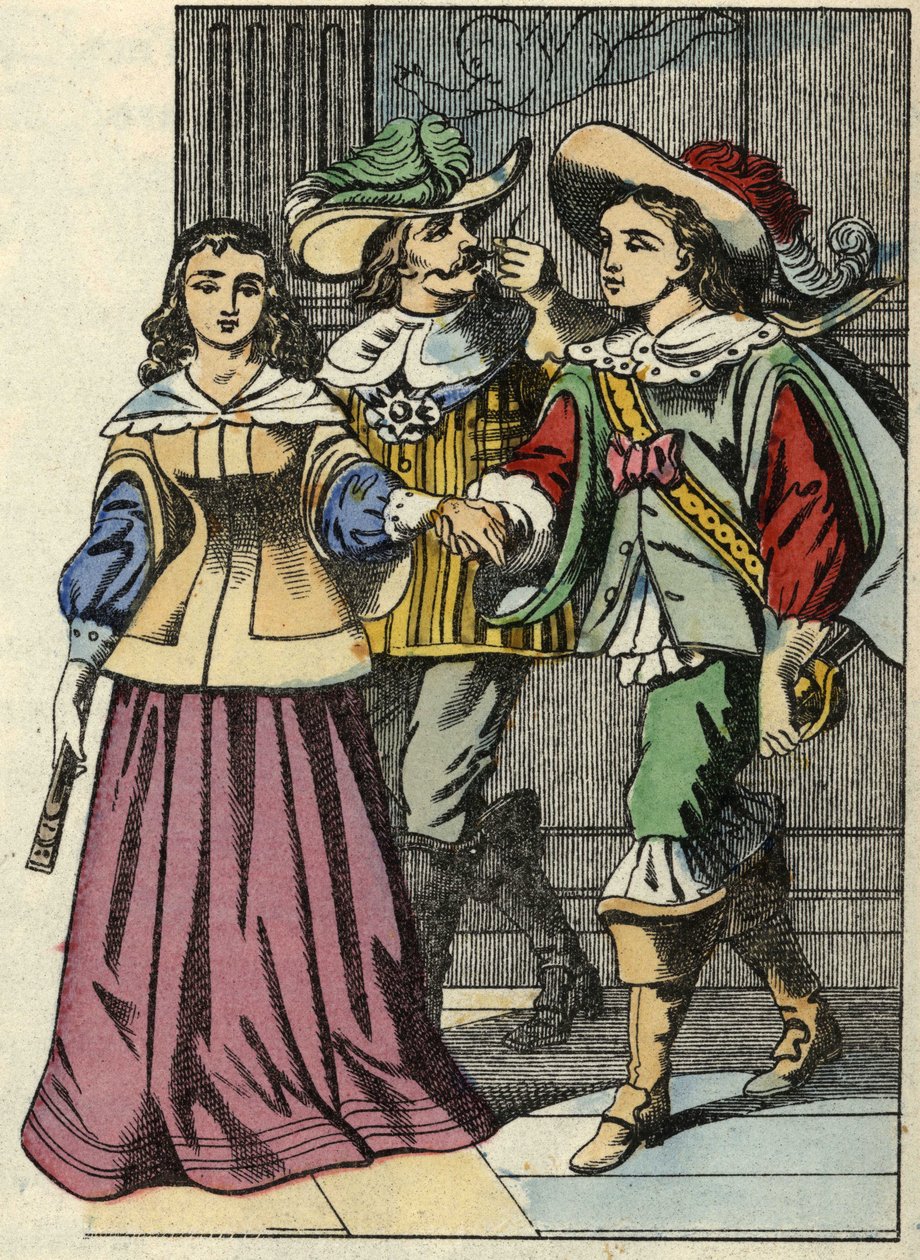 Carabas Markisi, kaledeki prenses ve kral. Charles Perrault