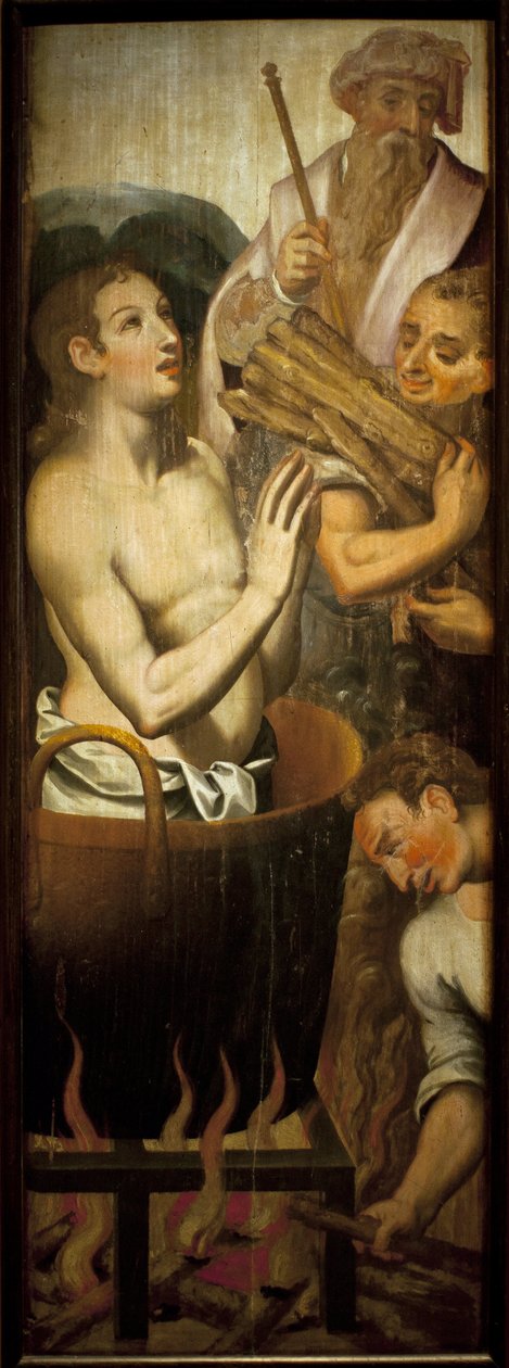 Evangelist Aziz John Şehit - Anonim tablo by Unknown artist