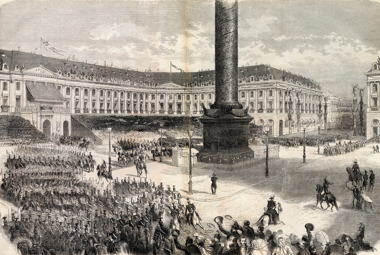 Paris Fetes, İtalya Ordusu Place Vendome - Guerre d