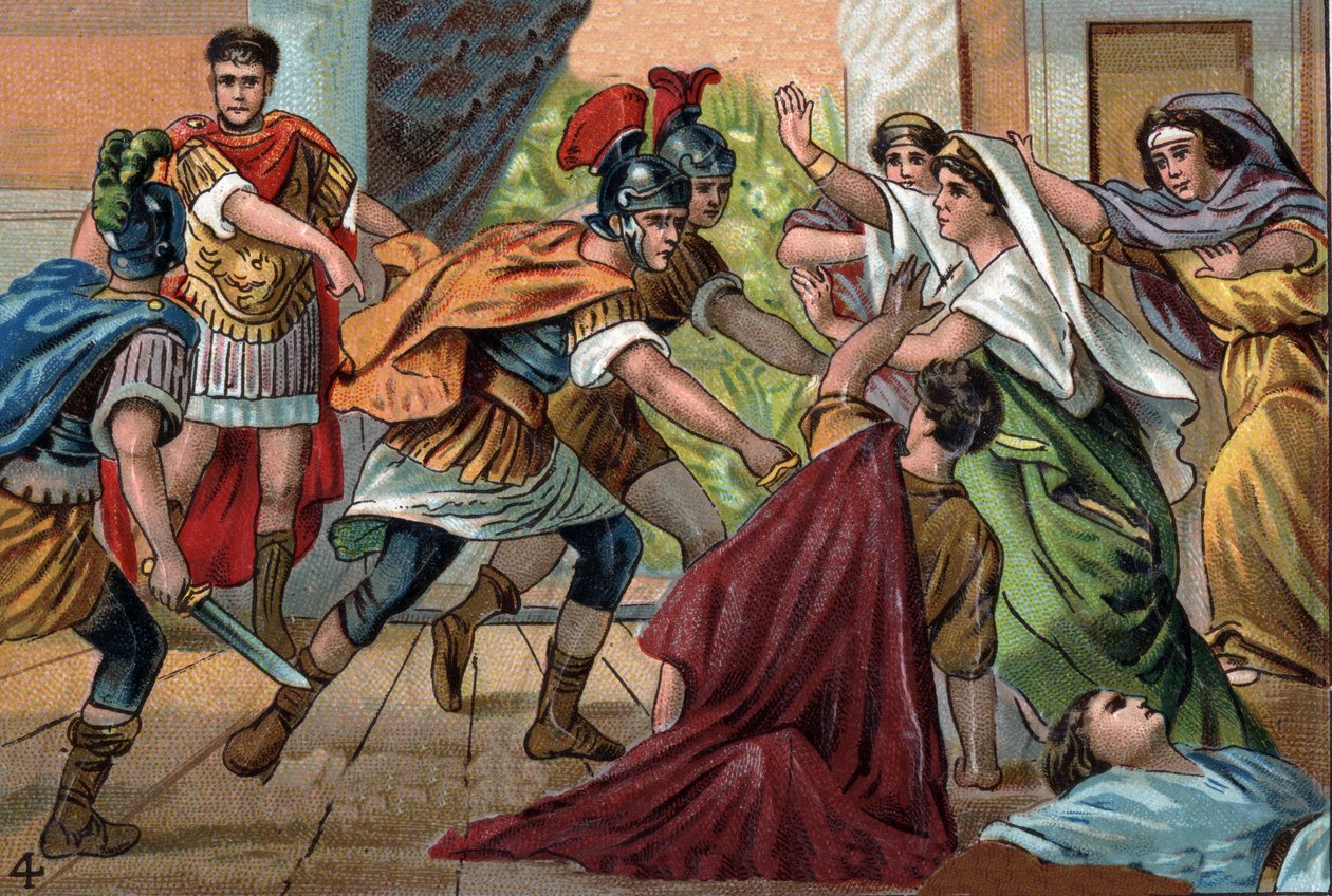Roma İmparatoru Caracalla (188-217), kardeşi Geta