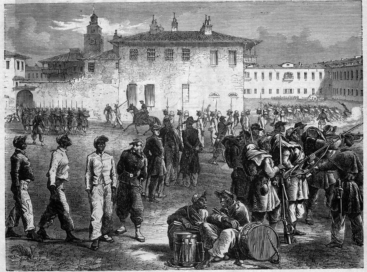 Ayrılık Savaşı veya Amerikan İç Savaşı by Unknown artist