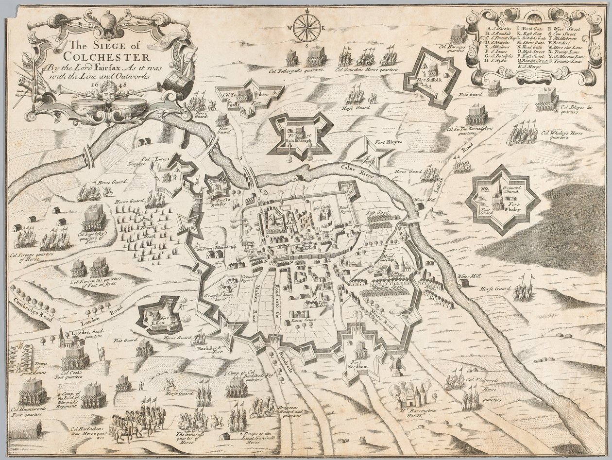 Lord Fairfax tarafından Colchester Kuşatması, 1648