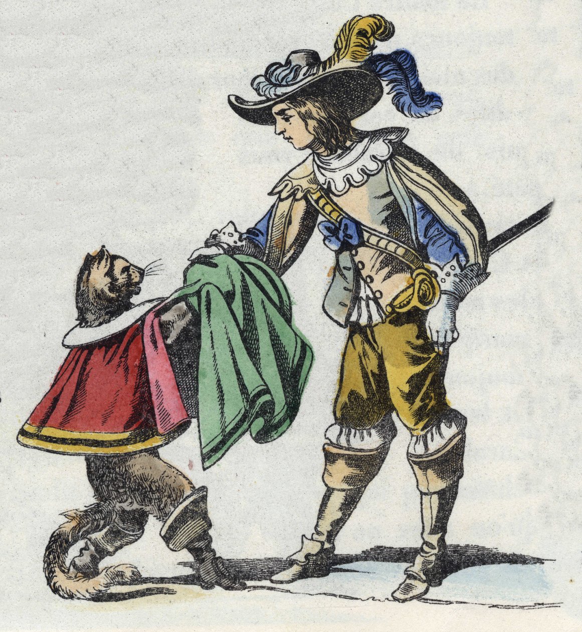 Kedi ve efendisi, Carabas Markisi. Charles Perrault