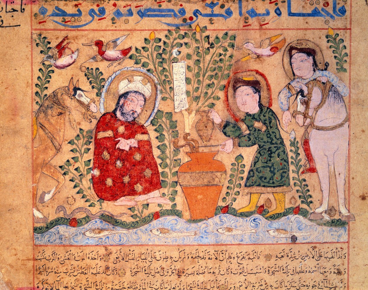 Doktor ve “Le livre des panzehir”den Theriac Minyatür tarifi 1199 Paris, BN by Unknown artist