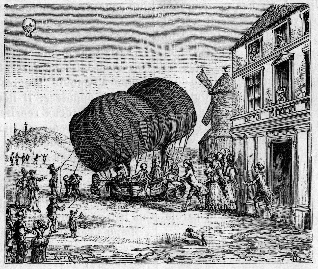 İlk aerostat, 19 Eylül