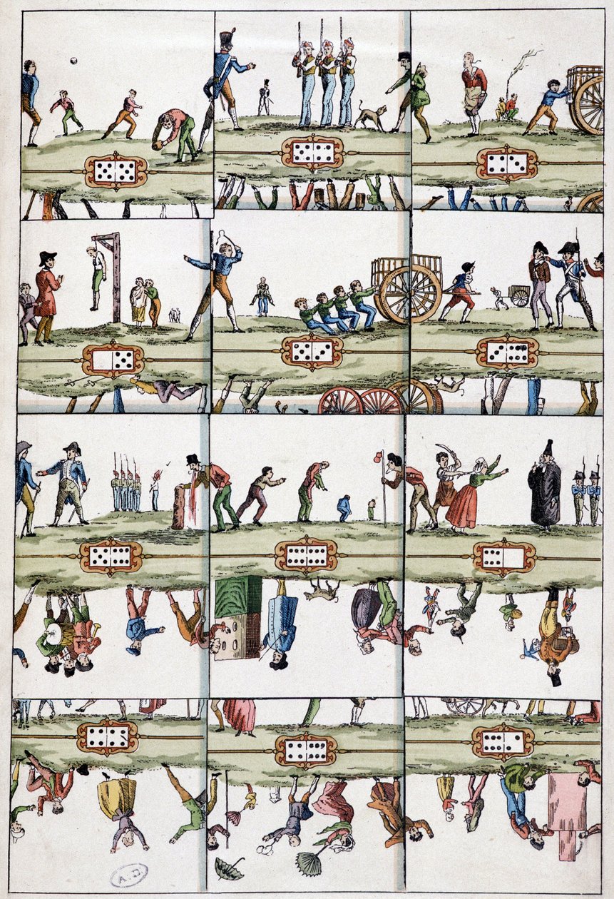 Resimli domino haritası - Arts Déco, n.d. by Unknown artist