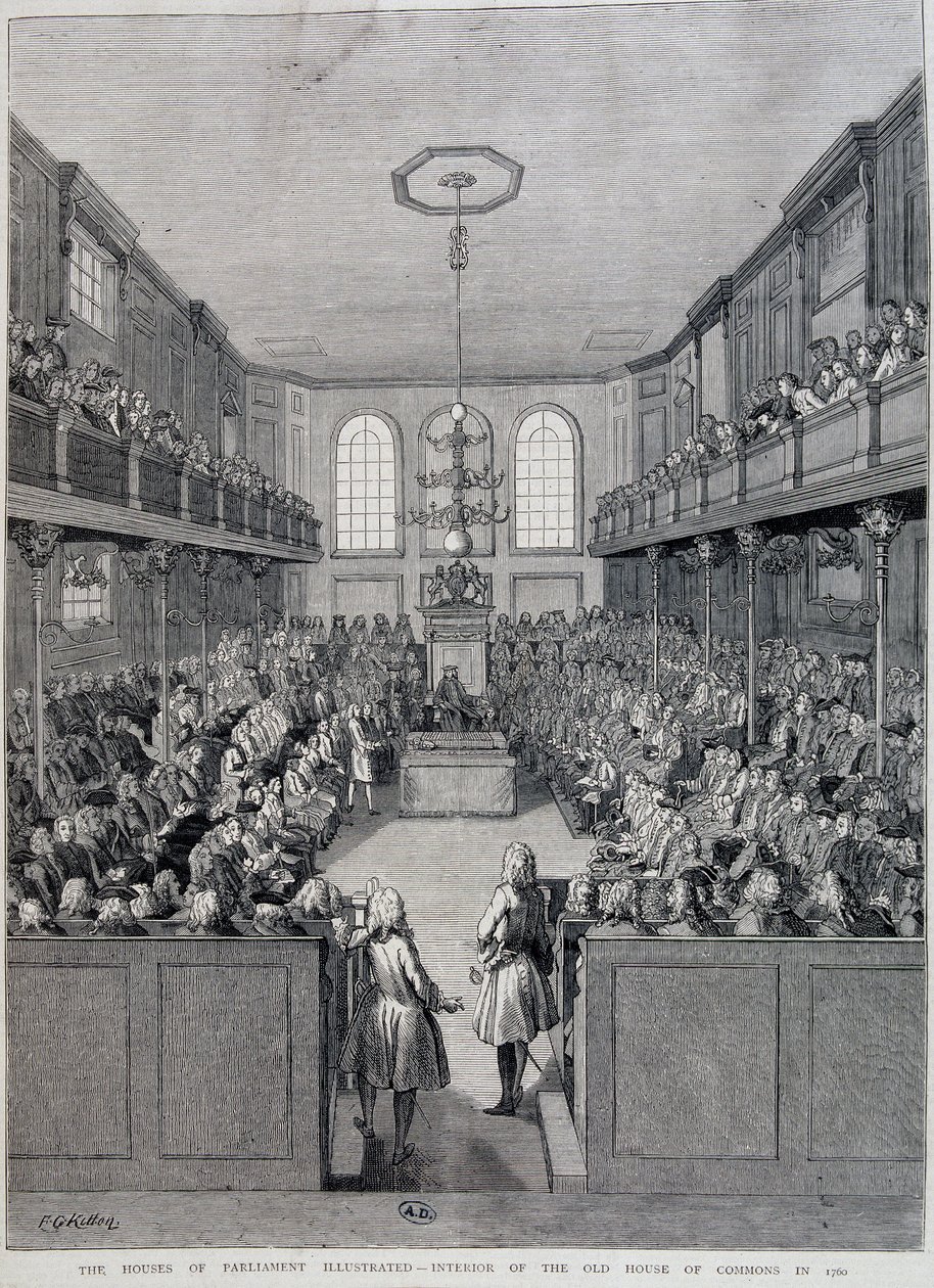 1760 yılında Londra Avam Kamarası
